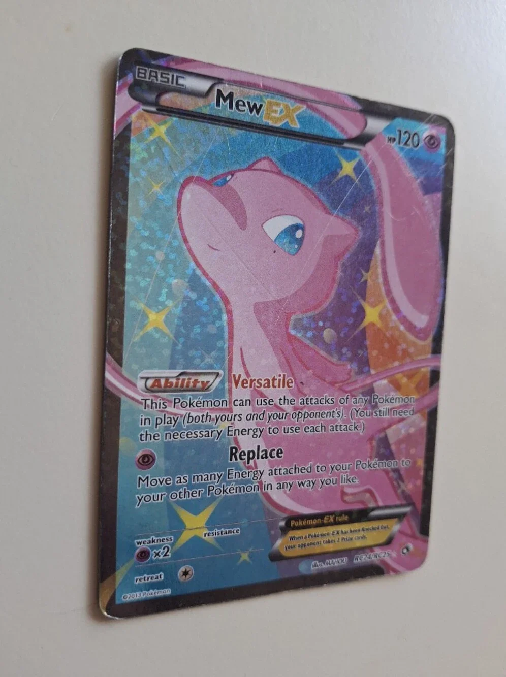 Mew EX (Full Art) RC24/RC25 Legendary Treasures: Radiant Collection Holo